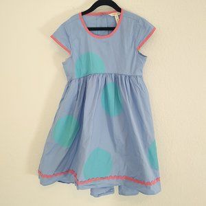 Matilda Jane 10 Dress Lets Go Together Kitty Dress Short Sleeve Blue Summer